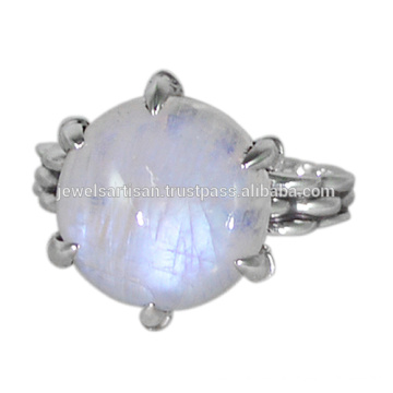 Rainbow Moonstone Gemstone 925 Bijoux en argent sterling